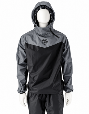 Schwitzanzug, Sauna Suit, Schwarz/Grau – Produktansicht 1